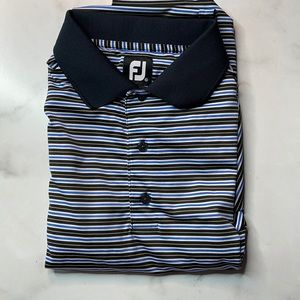 FootJoy Striped Polo Harborside International Chicago Size XL